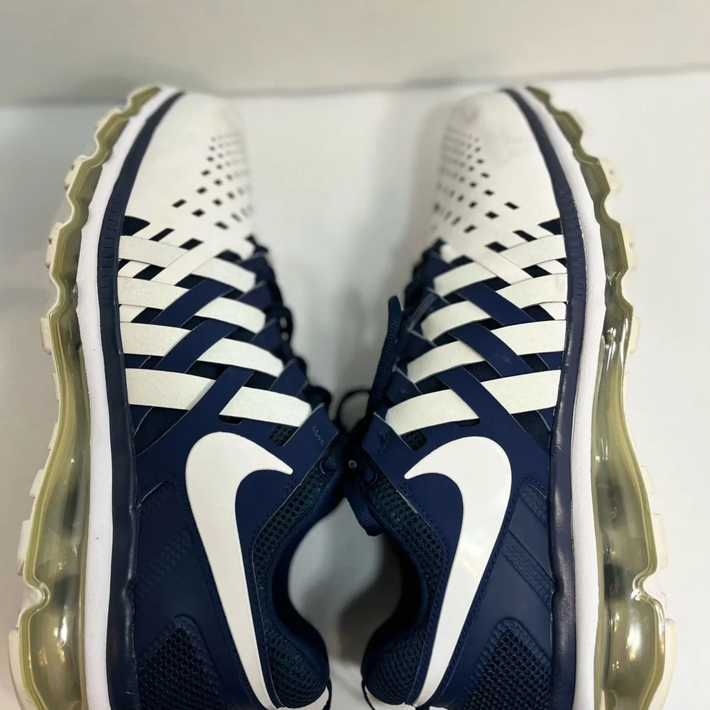 NIKE TR MAX 360 RUNNING SHOES WHITE Blue 599286 401 SZ 12.5 - Picture 9 of 14